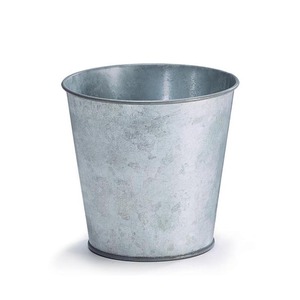 กระถางต้นไม้โลหะชุบสังกะสีแบบทำมือสำหรับตกแต่งบ้านและทำสวน - Product Image 2