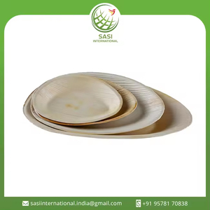 Platos de cena de hoja de palma desechables ecológicos, compra a granel, resistentes al calor biodegradables naturales para servir comida de boda - Product Image 6