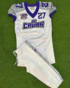 Uniformes de fútbol americano por sublimación de estilo personalizado OEM, uniforme transpirable de secado rápido totalmente personalizado hecho en Pakistán - Product Image 1