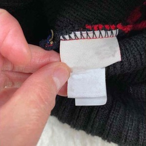 Diseño a rayas jacquard con parche bordado impreso hombres y mujeres gorros sombreros personalizados precio al por mayor gorros de invierno - Product Image 5