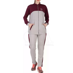 Ensemble de survêtement d'hiver personnalisé pour femme, motif uni, manches longues, design décontracté, respirant, 100 % coton, dernières collections en promotion - Product Image 1