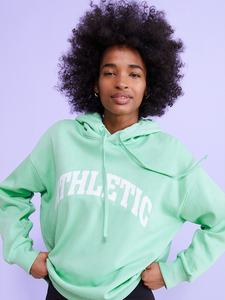 Sudadera de algodón orgánico ligera de primera calidad para mujer 100% fábrica orgánica personalizada de gran tamaño suave transpirable con capucha Terry - Product Image 3