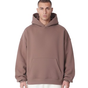 Sweat à capuche zippé surdimensionné personnalisé avec logo OEM, design vierge, impression numérique hiver, molleton épais 100% coton, écologique - Product Image 1