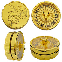 Roulette personnalisée faite à la main rotatif couleur bluk doigt spinner d & d donjons & dragons d20 jeux de dés rpg métal ensemble dnd platine vinyle dés