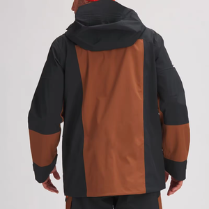 Veste coupe-vent d'hiver pour homme, design personnalisé, imperméable, respirante, coupe-vent, col montant, logo sur le devant, à capuche, décontractée - Product Image 2