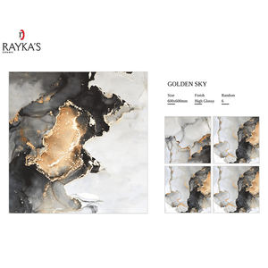 Carreaux de porcelaine émaillés en marbre 600x600 de haute qualité pour sols intérieurs directement du fournisseur d'origine - Product Image 5