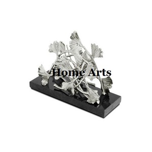 Marble And Aluminium Tissue <b>Holder</b> Admirable Design Silver And Black Color <b>Napkin</b> <b>Holder</b> For Wholesale Supplier - Product Image 1
