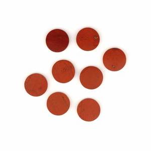 Pierres précieuses plates en vrac en gros de pièce de jaspe rouge naturel de haute qualité de 12mm pour la fabrication de bijoux calibrées par le fournisseur - Product Image 5
