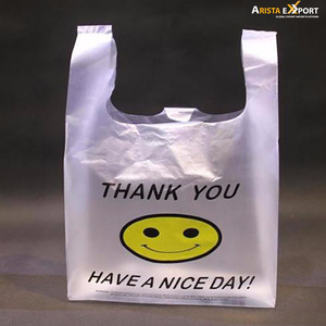 Bolsas de plástico para camisetas con impresión en huecograbado Material HDPE reciclable Tamaño y grosor personalizables Uso en supermercados - Product Image 5