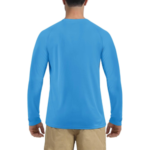 Camiseta de Manga Larga para Hombre, de Secado Rápido y Cómoda, de Color Sólido, para Hacer Ejercicio, en Oferta - Product Image 2