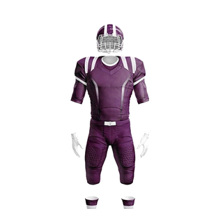 Uniforme de fútbol americano Reversible elástico duradero de alta calidad para hombres 100% poliéster absorbente de humedad corto impreso - Product Image 3