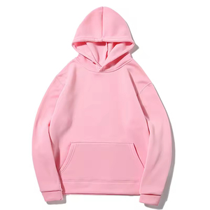 Sweat-shirt à capuche coupe classique pour couples, 100 % coton molletonné, doublure unie, broderie 3D, respirant, unisexe, idéal pour le printemps - Product Image 1