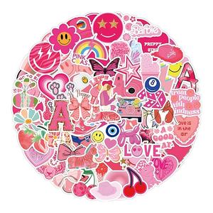 High Quality 100pcs PVC Die Cut <b>Cartoon</b> <b>Sticker</b> | Waterproof Anti UV Eco Friendly Self Adhesive UV Decorative Promotional Wall - Product Image 6