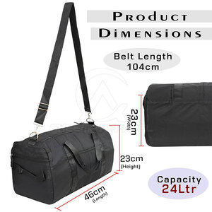 Bolsa de lona flexible diseñada para estilos de vida activos, móviles y ocupados, con comodidad ligera y práctico espacio de almacenamiento. - Product Image 2