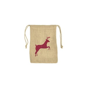 Wholesaler Customized Logo Printed Durable <b>Burlap</b> <b>Bag</b> Drawstring Jute Pouch for Packaging Gifts Promotional <b>Bags</b> - Product Image 2