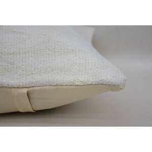 16x16 pouces Beige brodé Ikat laine oreiller Toile Design Vintage Floral plante étoile feuille Portable décor de noël tissé soie - Product Image 4