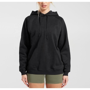 2025 nuevas sudaderas con capucha de gran tamaño personalizadas para mujer, jersey de manga larga de lana, ropa de Otoño Invierno, Tops con bolsillo, sudaderas con capucha para mujer - Product Image 2