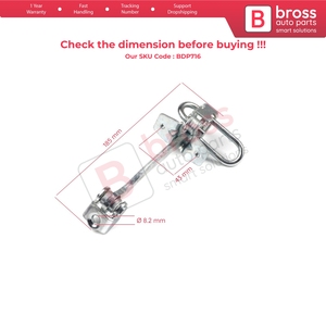 BDP716 Limitador de Apertura de Puerta Delantera para Astra G 1998-2009 4/5 Puertas 1998-2009 160249 - Product Image 5
