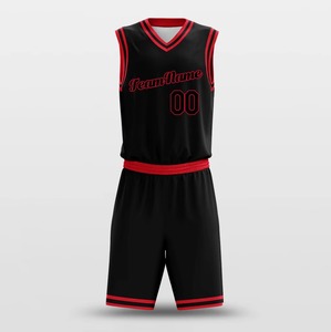 Uniformes de Baloncesto Personalizados al por Mayor, Diseño de Camisetas y Pantalones Cortos, Teñido Liso, BSCI, Transpirables, de Secado Rápido, Alta Calidad, 100% - Product Image 3