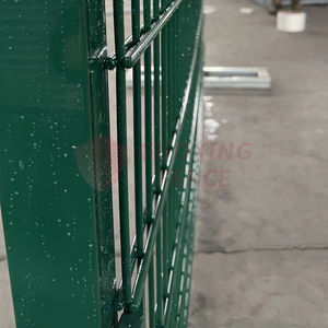 Panneau complet de clôture 2D 8/6/8, couleur RAL 7016, <span class=keywords><strong>hauteur</strong></span> 2 m, assemblage facile, galvanisé, antirouille, directement des usines du Hebei - Product Image 2