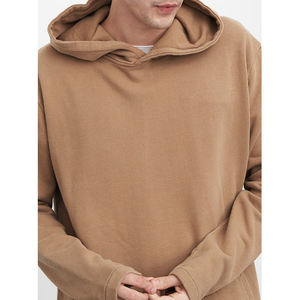 Wholesale Popular Men Baggy Blank Pullover <b>Hoodies</b> Side <b>Pockets</b> Hoodie - Product Image 4