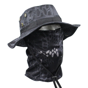 หมวกบอนนี่ลายพรางแบบมีรูเดียวพร้อมบาลาคลาวา ปรับขนาดได้ เหมาะสำหรับตกปลา มีจำหน่ายในราคาขายส่ง - Product Image 3