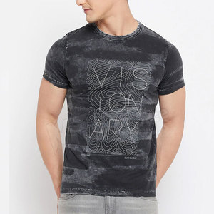 Camisetas de Manga Corta para Hombre, Diseño Nuevo, Estampado Digital, 100% Algodón, Transpirables, con Logotipo Personalizado, Diseña Tu Propio Estilo, Ropa Deportiva - Product Image 1