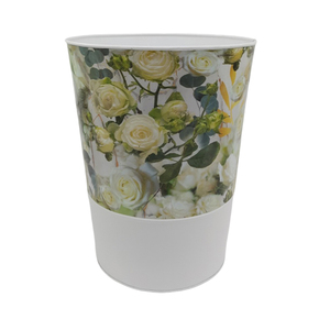 Nouveauté : Jardinière en fer moderne, durable, légère et écologique, finition émaillée, pots de fleurs pour la décoration intérieure et extérieure - Product Image 1