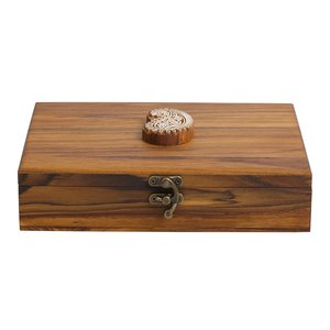 Unique Design Home Kitchen Canister For Home Goods Storage <b>Wooden</b> Jewelry Box High Standard Quality Mango Wood Storage Box - Product Image 2