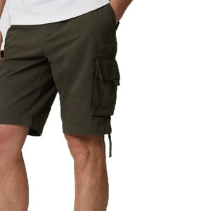 2025 Professional Customized Logo <b>Lightweight</b> 100% Cotton Men's Casual Style <b>Cargo</b> <b>Shorts</b> Best Design Plain Dyed Canvas - Product Image 5