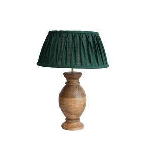 Lampe de base en bois de couleur blanche de taille moyenne Personnalisez la couleur et les tailles aux prix de gros avec des tailles 17.5x17.5x22.5 pouces - Product Image 3