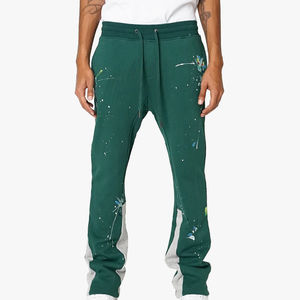 Pantalon de survêtement évasé style unique pour hommes Pantalon de survêtement évasé pour hommes sur mesure Pantalon de survêtement évasé personnalisé avec votre propre logo - Product Image 1