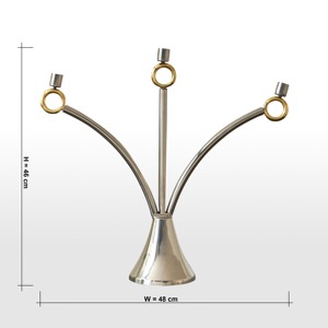 Modern Minimalist <b>Candle</b> <b>Holder</b> Sleek Tabletop Pillar And Tealight Stand Stylish Decorative Accent Cozy Home Display - Product Image 6