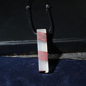 Bois et résine conception unique vente en gros pendentif type collier bijoux de mode bracelets femmes diamants en vrac - Product Image 5