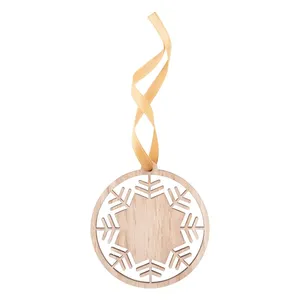 Palline e Decorazioni Natalizie a Forma di Fiocco di Neve Lundamo, Ornamenti per Albero di Natale Ecologici - Product Image 1
