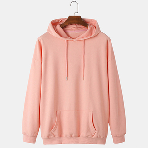 เสื้อฮู้ดผู้ชายแขนยาวระบายอากาศสีพื้นสีทึบใหม่2024ฤดูหนาว - Product Image 1