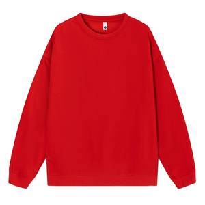 Venta al por mayor de alta calidad Puls tamaño 100% poliéster sudaderas con capucha para hombre Sudadera con cuello redondo y hombros caídos en blanco - Product Image 1