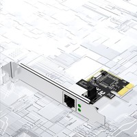 Adaptateur de contrôleur Ethernet DTECH Pcie Express 10/100/1000Mbps PCI-E x1 vers carte de Port RJ45 réseau Gigabit