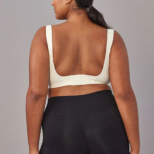 En gros Logo Personnalisé Contraste Couleur Personnalisée Respirant Faible Impact Sexy Haute Qualité Séchage Rapide Confortable Workout Sports Bra - Product Image 3