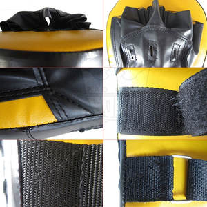 Guantes de MMA Personalizados de Cuero, Manoplas de Boxeo, Almohadillas de Golpeo con Cierre de Velcro en Venta - Product Image 4