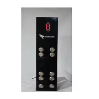 Panel de Visualización de Llamadas para Ascensores Inteligentes LOP HOP, Controles Táctiles con Botones, Indicadores Digitales, Acero Inoxidable, para Villas y Hoteles
