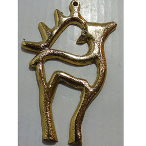 Arbre de Noël décoratif en aluminium/bois F354 laiton EPL pour la décoration Base RECT faite à la main personnalisée X Mas - Product Image 5