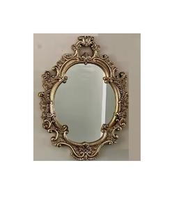 Miroir mural décoratif de mariage moderne avec une forme unique et une finition dorée Durable de haute qualité pour la maison, l'hôtel et le bureau - Product Image 2