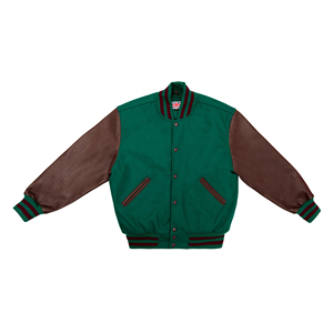 2025 hommes Letterman Varsity vestes Collection d'hiver personnalisable manches en cuir véritable CollegeBaseballjacket pour hommes - Product Image 5