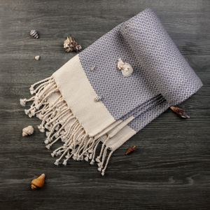 Serviette de golf de plage 100% coton personnalisable de haute qualité à séchage rapide Style moderne écologique pour enfants motif de couleur unie - Product Image 3