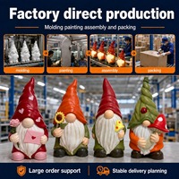 Fournisseur en gros d'usine de gnomes à revêtement par pulvérisation automatique, finition de surface stable, qualité de moulage par soufflage constante, production en série