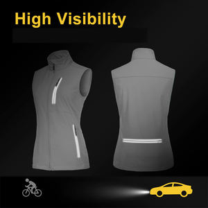 Chaleco Softshell para Mujer, Resistente al Agua, Sin Mangas, con Cuello Alto y Detalle de Bolsillo en el Pecho, Chaquetas de Exterior para Mujer - Product Image 5