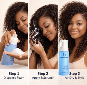 Loción Espumosa para el Cabello, Mousse para Trenzas y Rastas, Fijación de Rizos, Cabello Afro, Secado Rápido, Sin Residuos, Antiencrespamiento, Brillo, Marca Privada OEM - Product Image 5