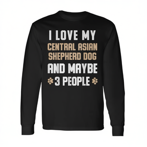 Camiseta de manga larga para amantes del perro pastor de Asia Central, producto promocional 3P - Product Image 2