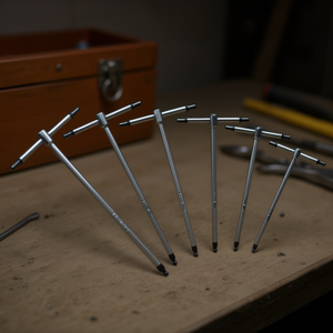 Juego de 6 llaves hexagonales con mango en T y cabeza esférica para uso diario y almacenamiento - Product Image 3